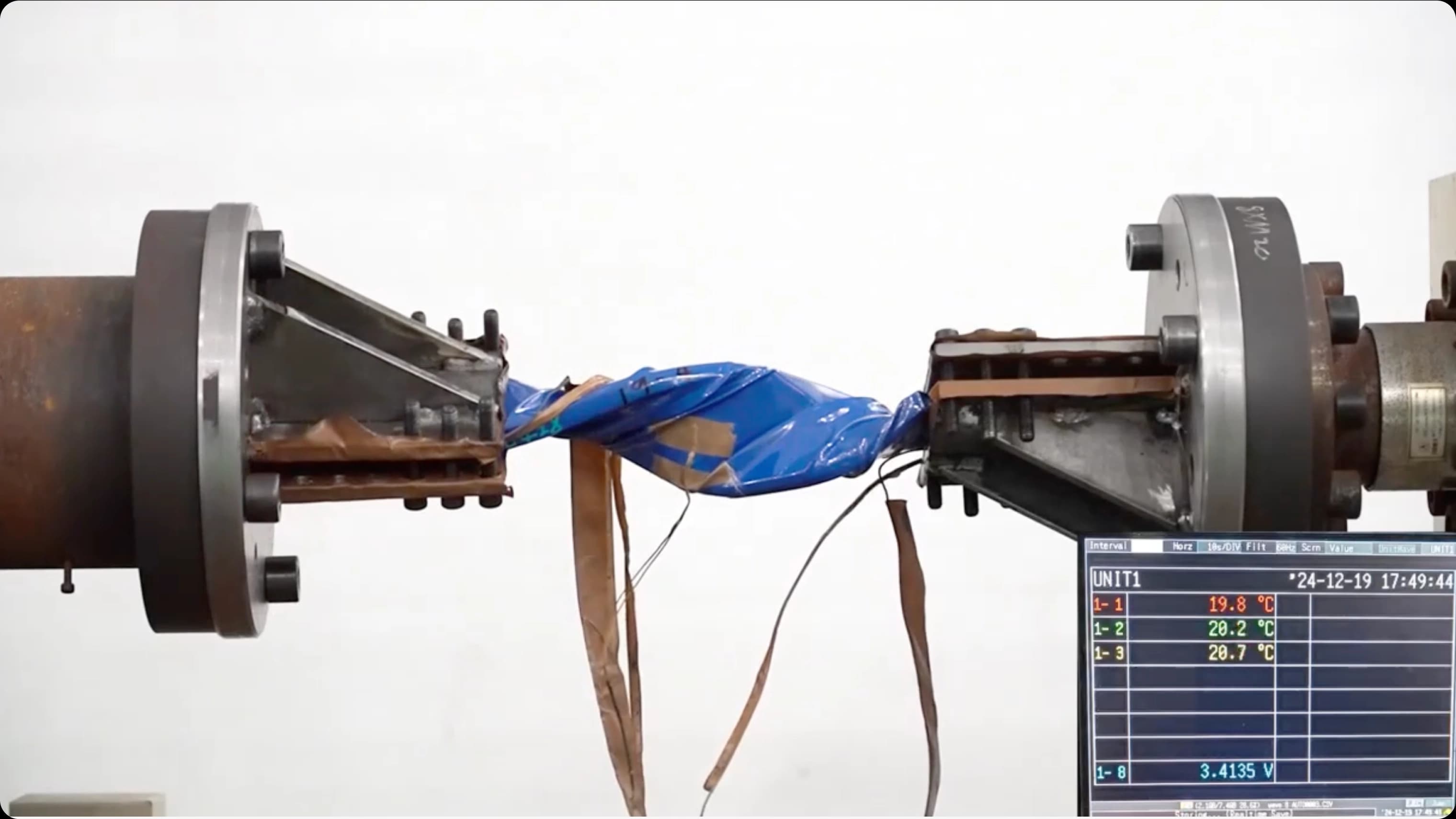 Battery Nail Penetration Test Passed